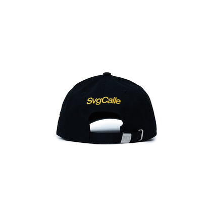 6-Panel Racing Cap Black