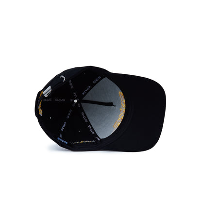 6-Panel Racing Cap Black