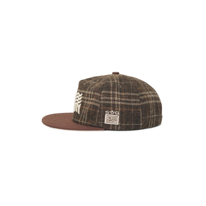 The SVG City Waving Flag Relaxed-Fit Strapback Brown