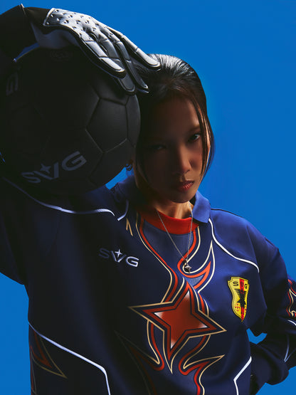 Japan '98 Flame Jersey Blue
