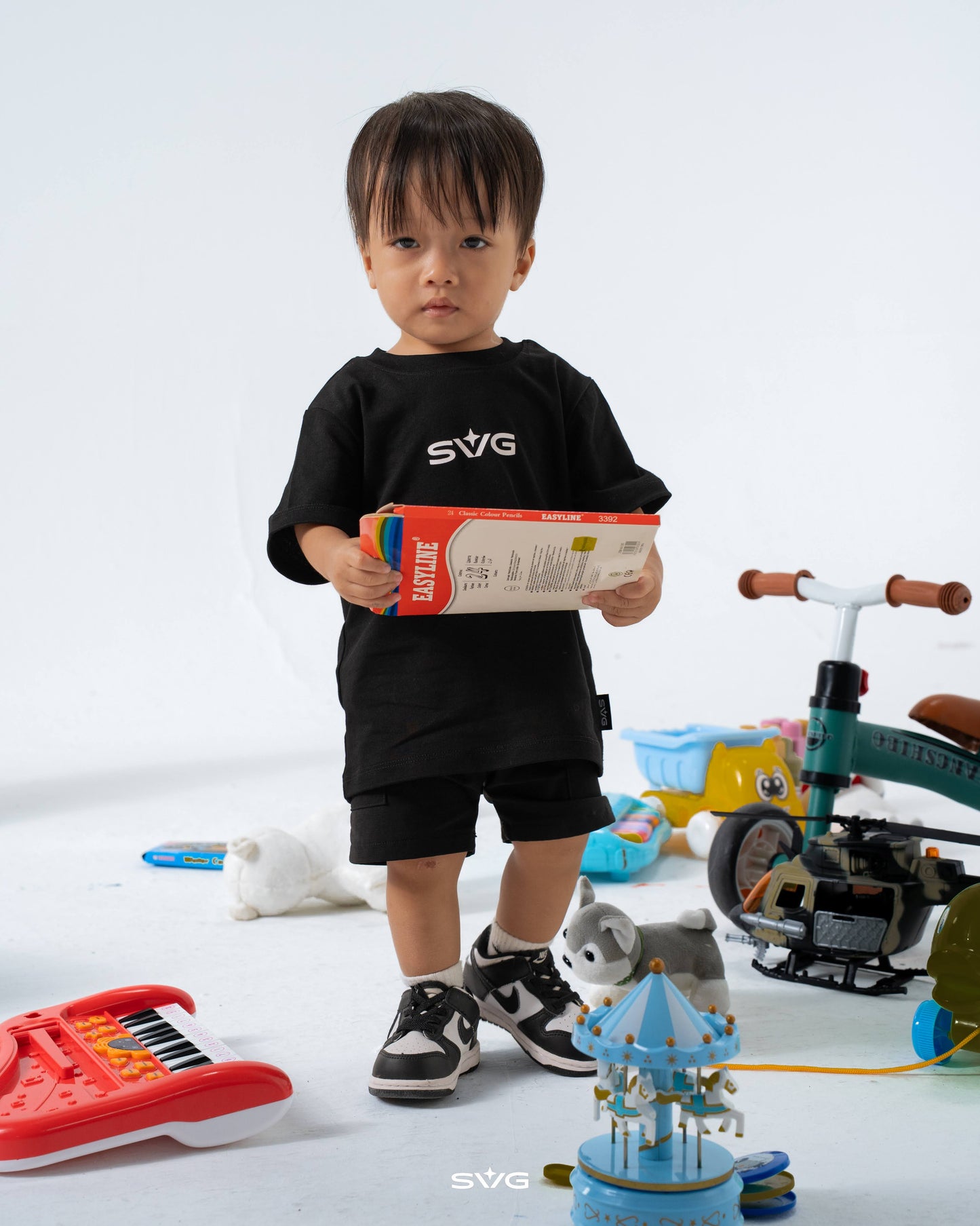 KIDS BLACK TEE