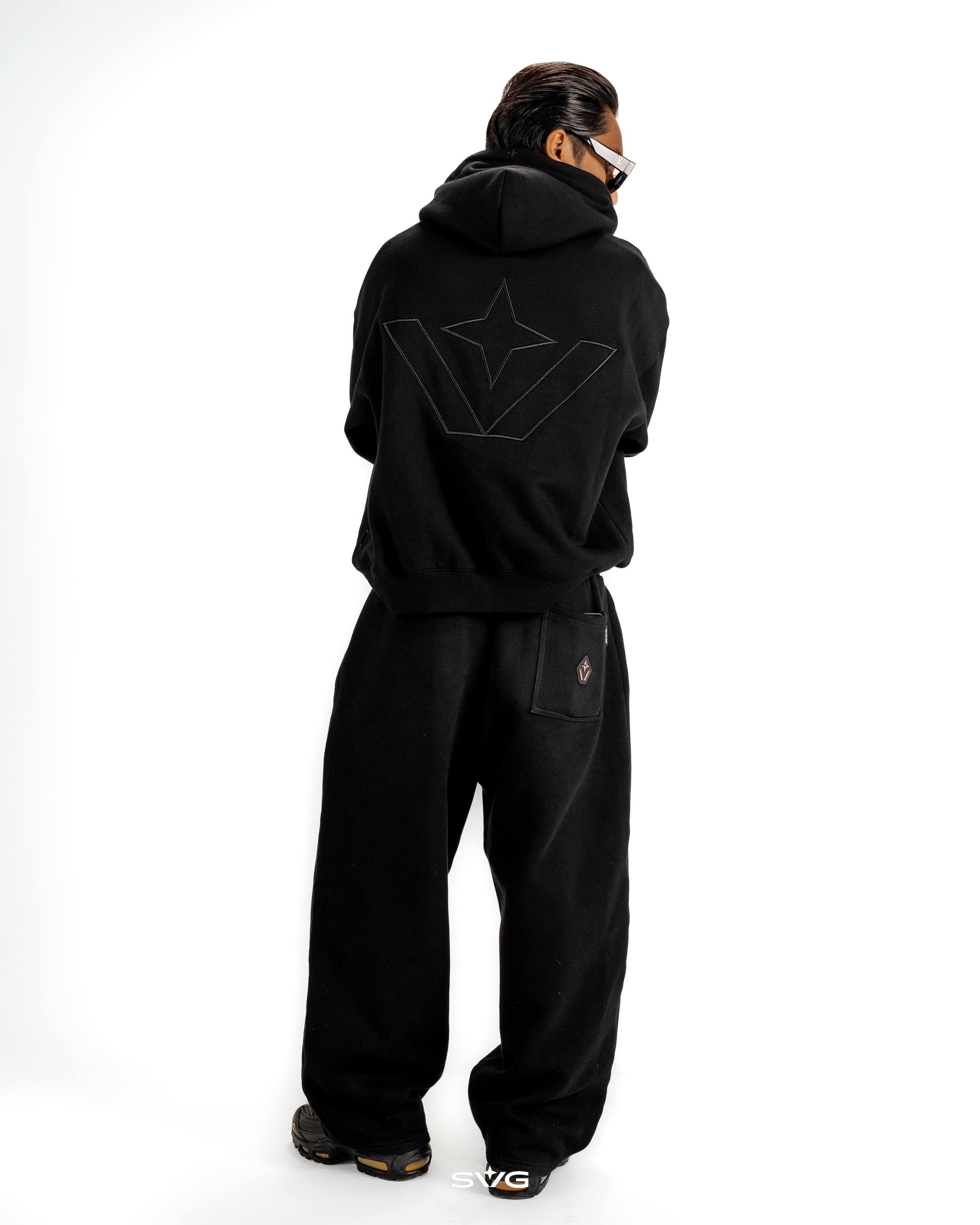SWEATSUIT BLACK SET – SVG Worldwide - Main Image