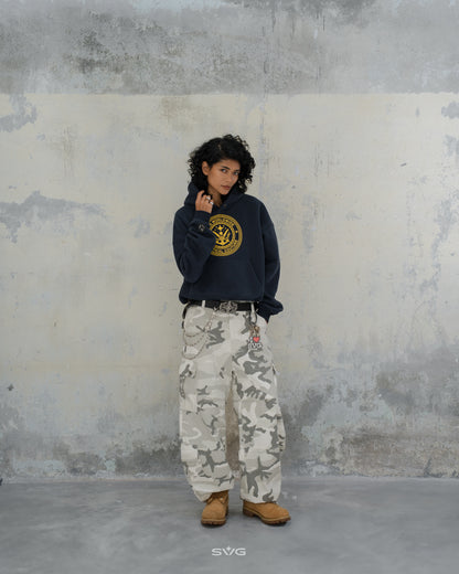 SVG Camo White Cargo Pants