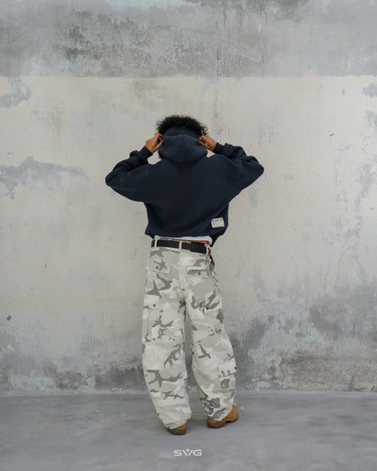SVG Camo White Cargo Pants