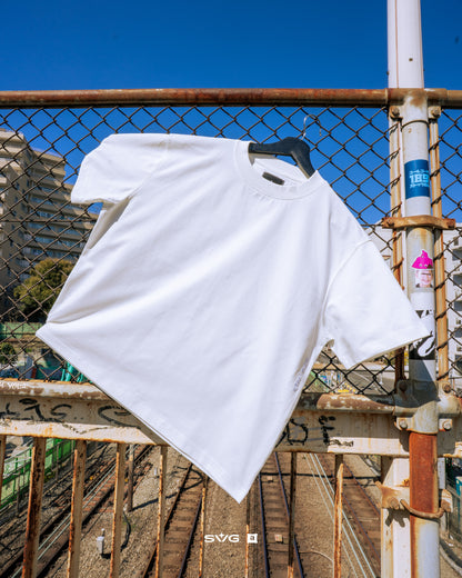 Céleste White Crop Tee