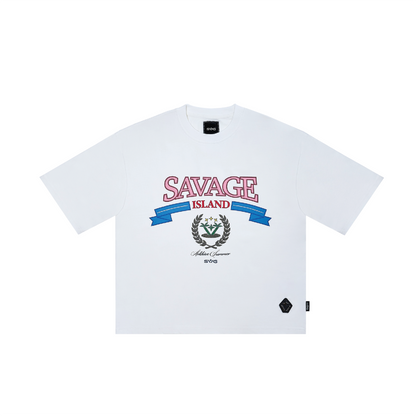 Savage Island Tee White