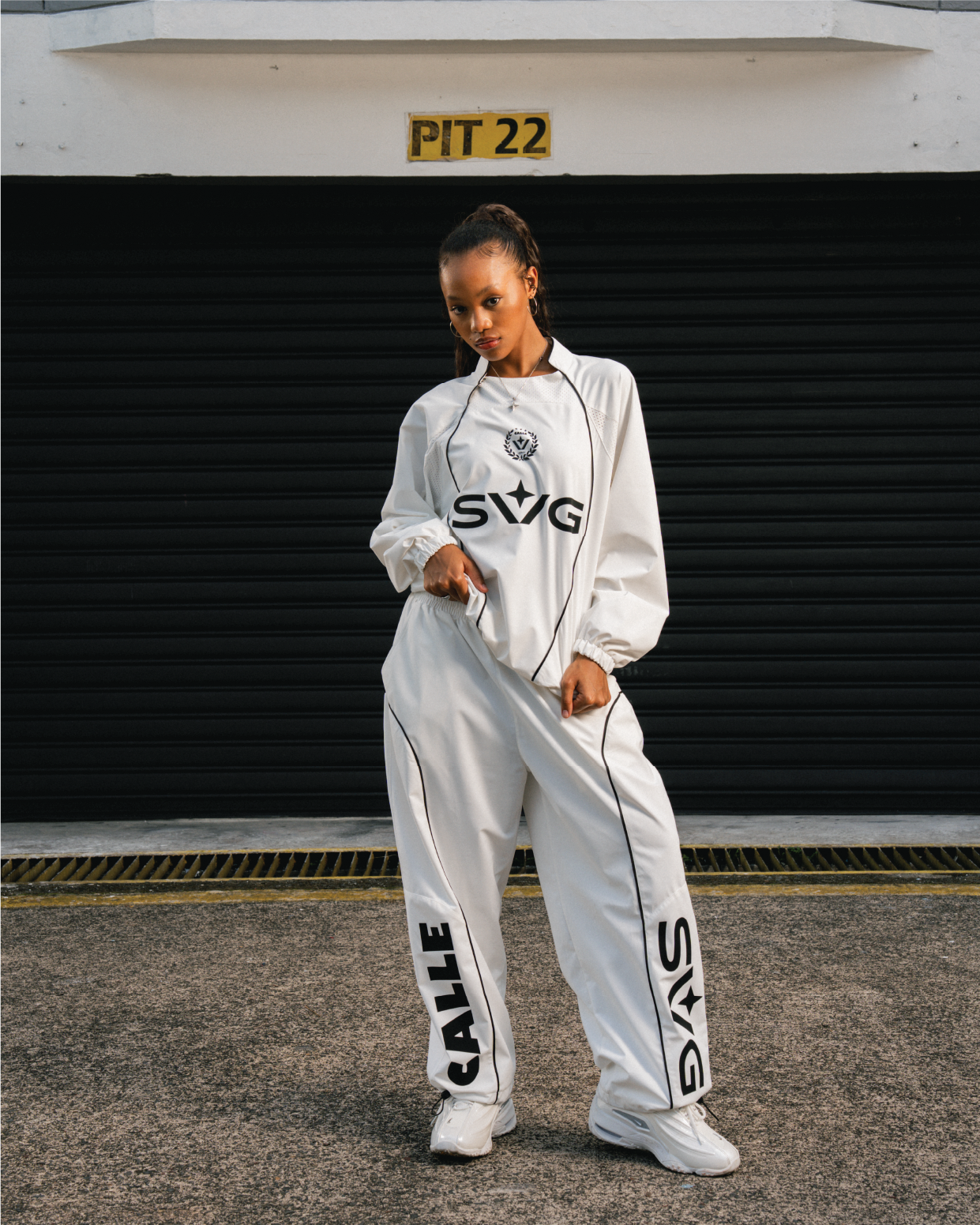 Trackset Jersey White