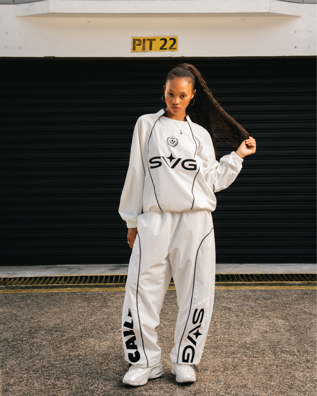 Trackset Jersey White