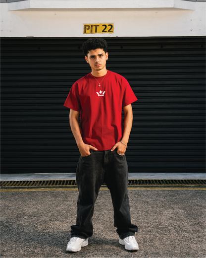 Logo Tee Maroon