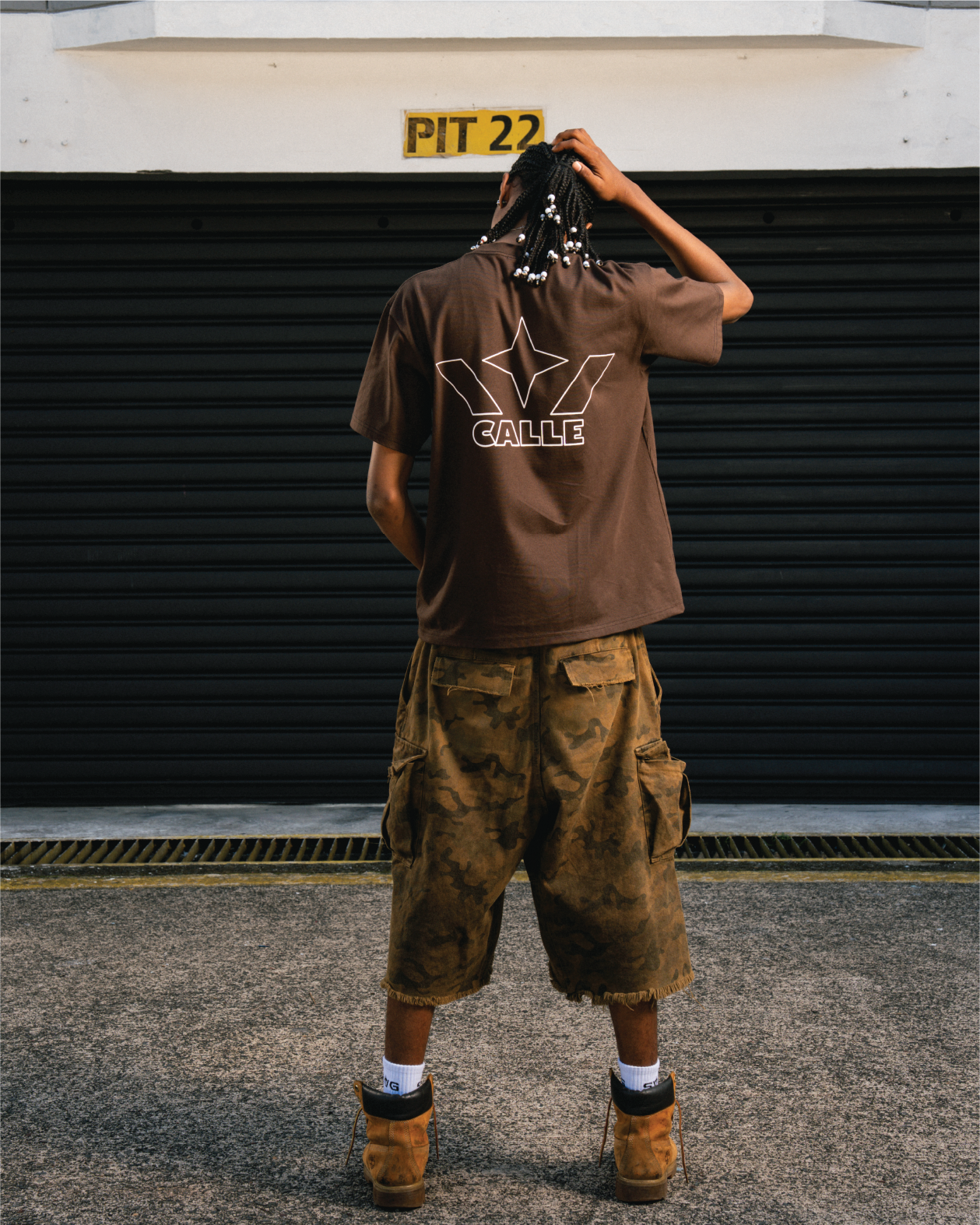 Logo Tee Brown