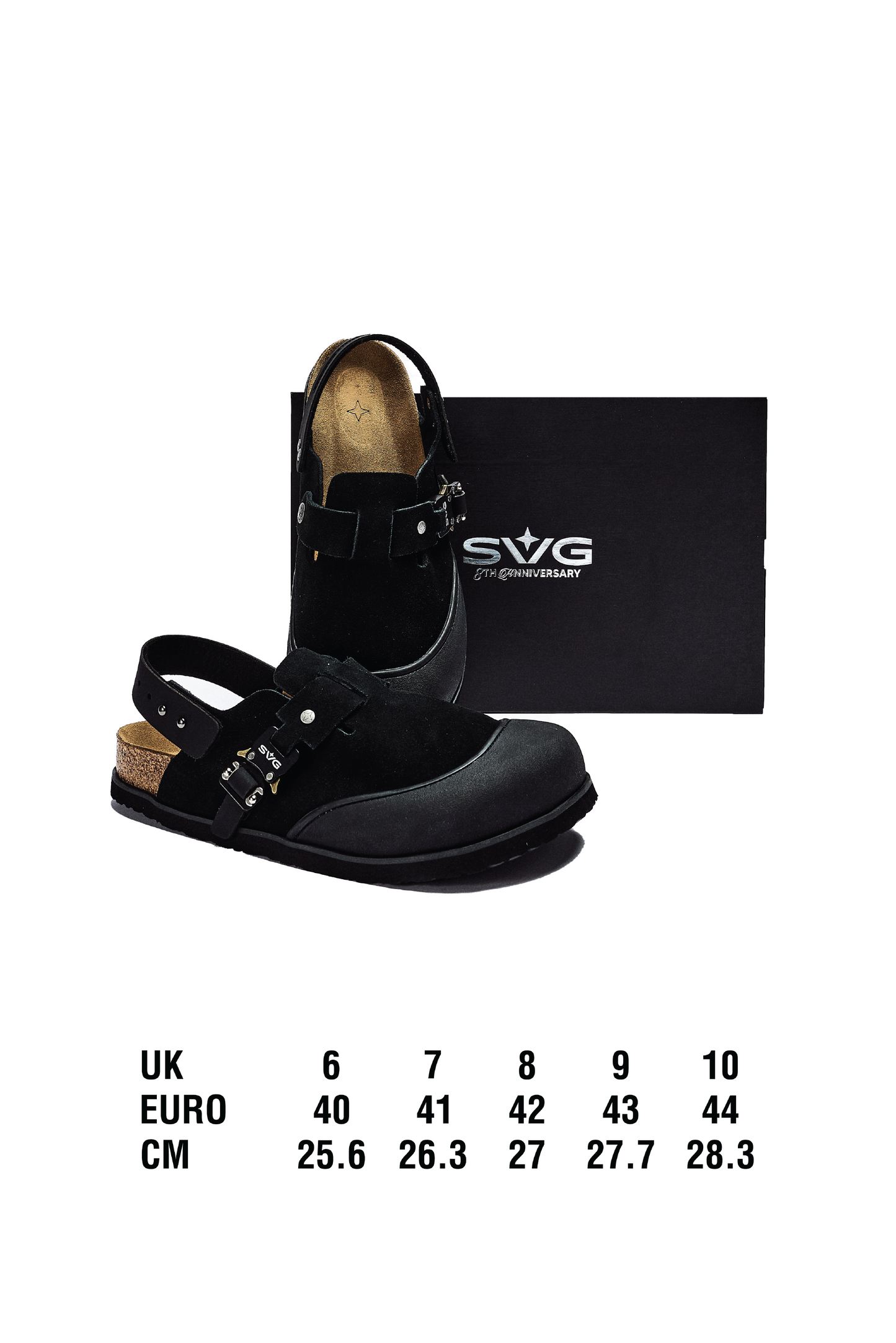 Suede Leather Clog Sandal