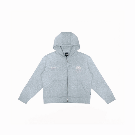 SS26 WIP Zipper Hoodie Grey