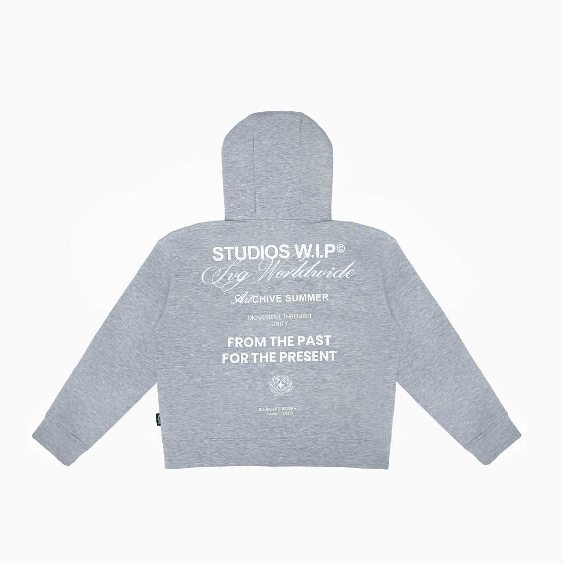 SS26 WIP Zipper Hoodie Grey