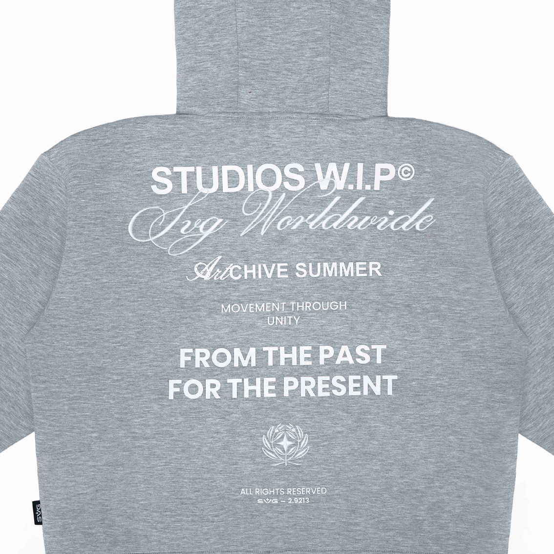 SS26 WIP Zipper Hoodie Grey