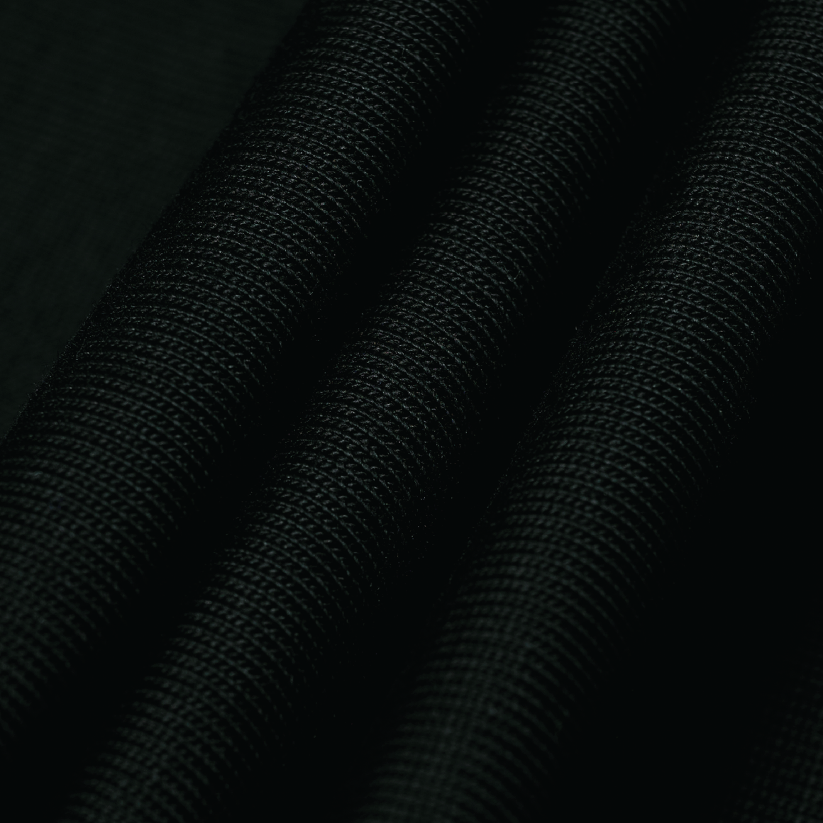 Victory Embroidery Leather Tee Black