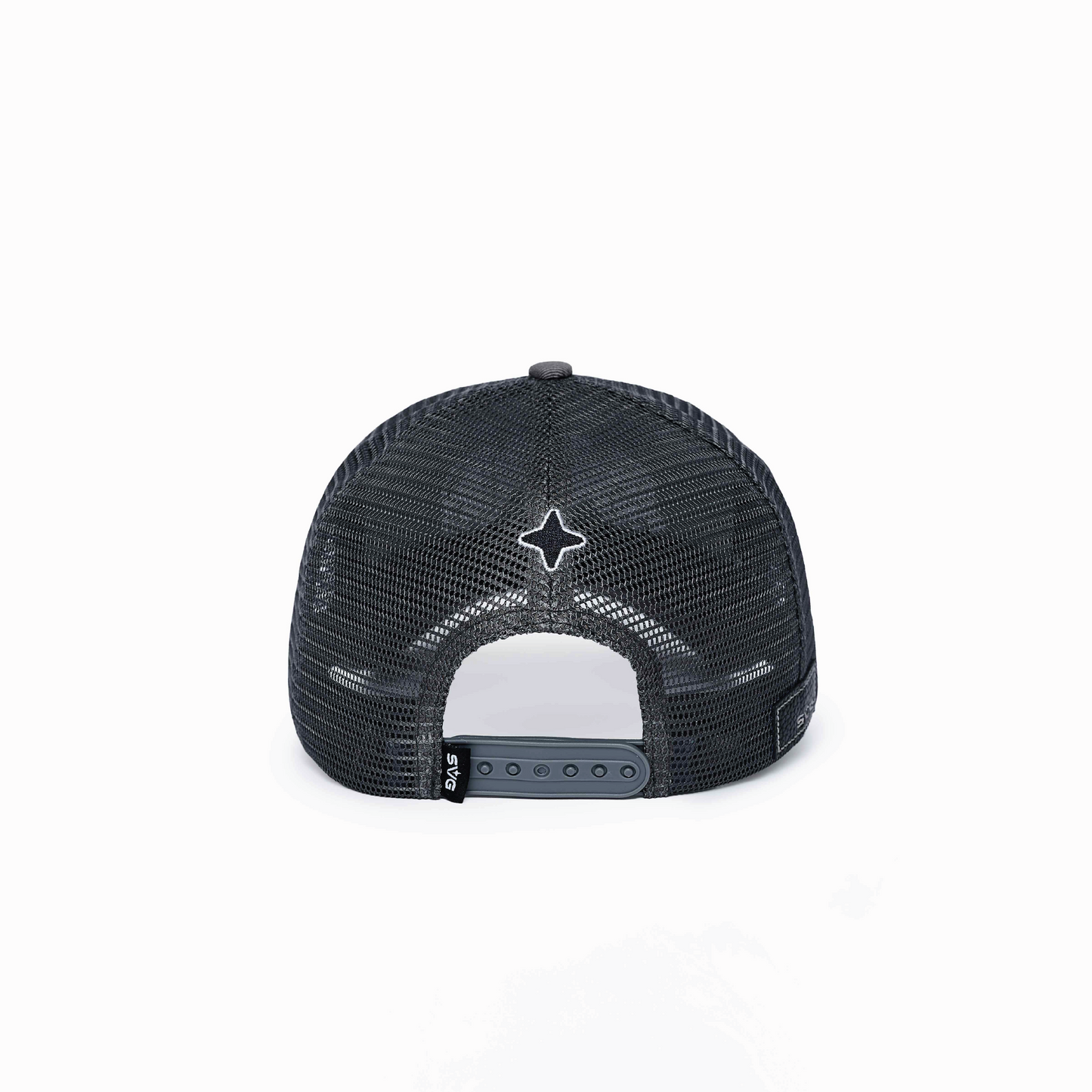 SVG Leather Trucker Cap Grey