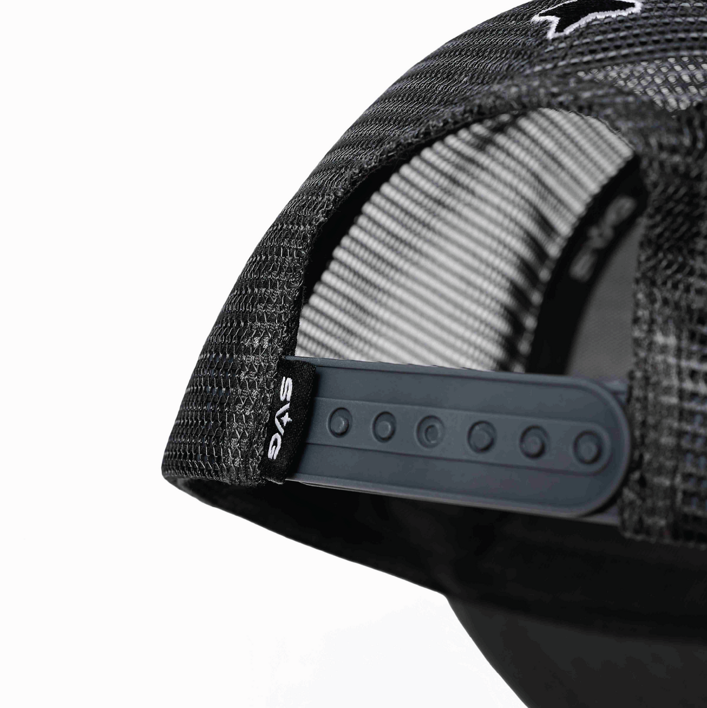 SVG Leather Trucker Cap Grey