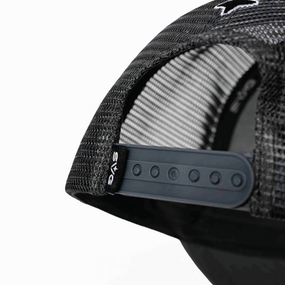 SVG Leather Trucker Cap Grey