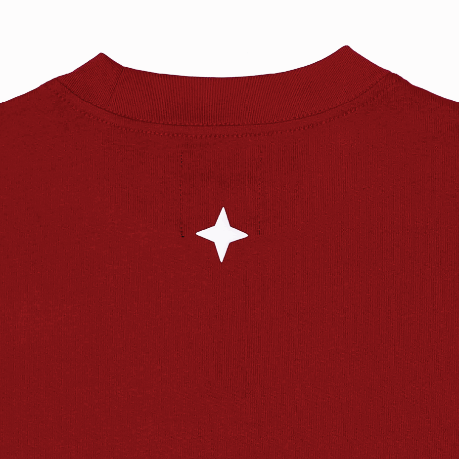 Keep Calm And Be Savage Tee Red