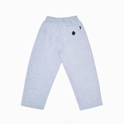 SVG Embroidery Leather Sweatset Grey