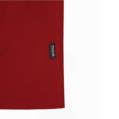 Keep Calm And Be Savage Tee Red