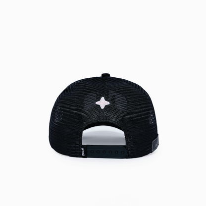 SVG Leather Trucker Cap Black