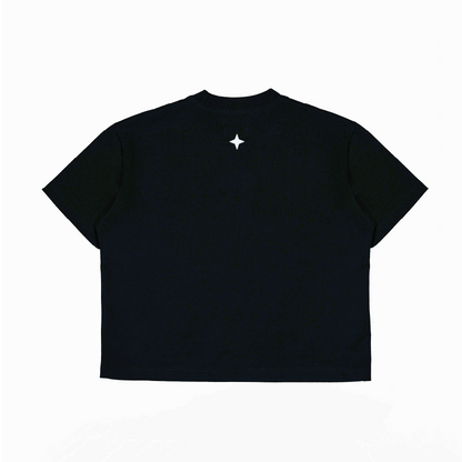 Keep Calm And Be Savage Tee Black