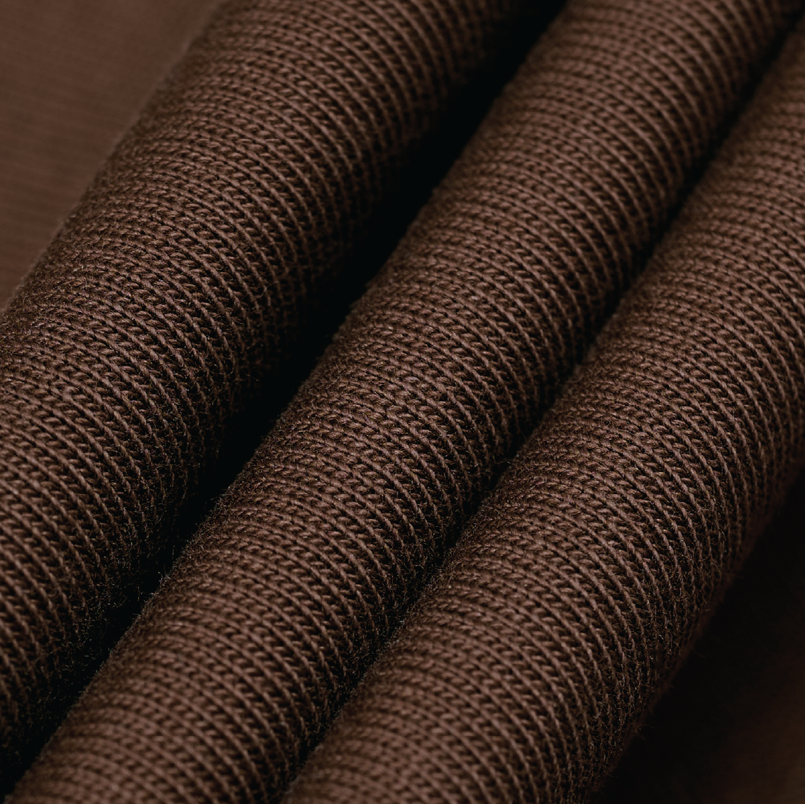 Victory Embroidery Leather Tee Brown
