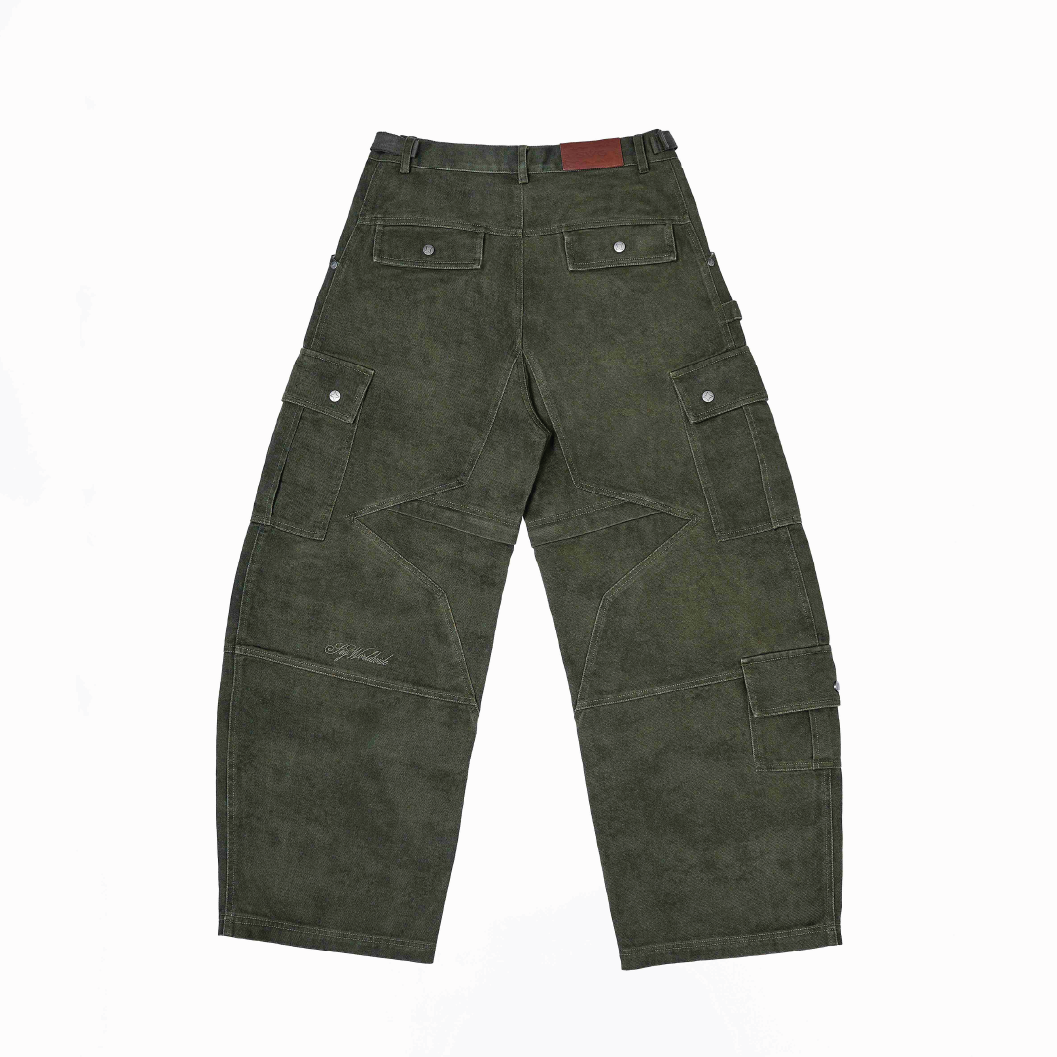 Astral Cargo Pants Dark Green