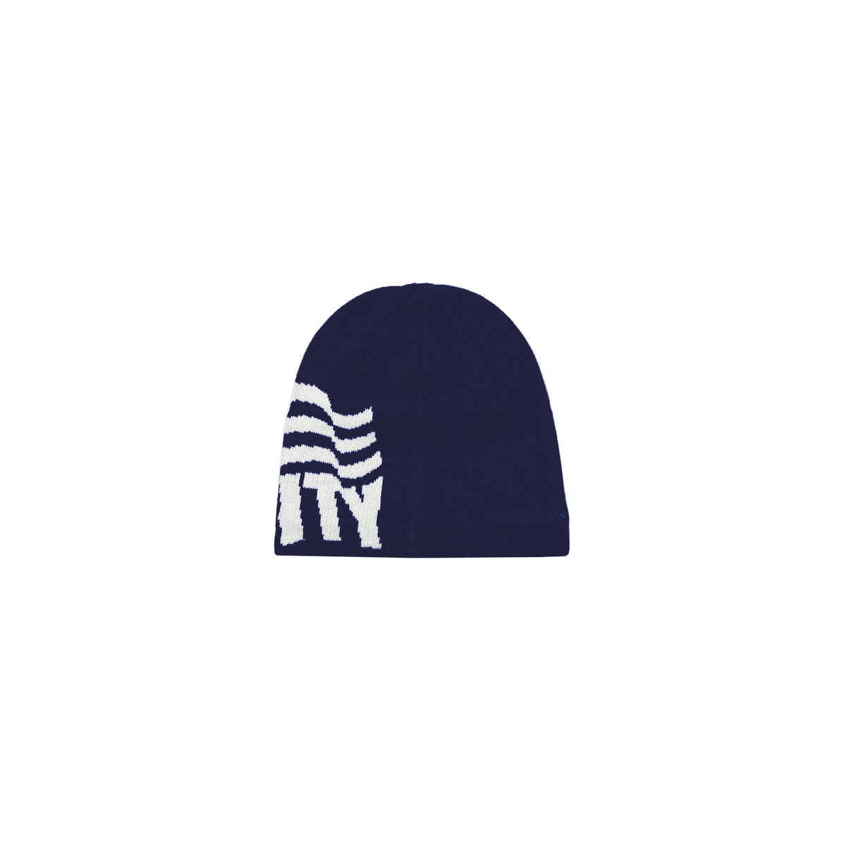 The SVG City Waving Flag Beanie Navy Blue