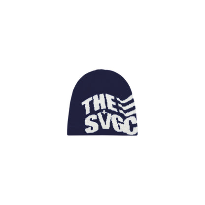 The SVG City Waving Flag Beanie Navy Blue