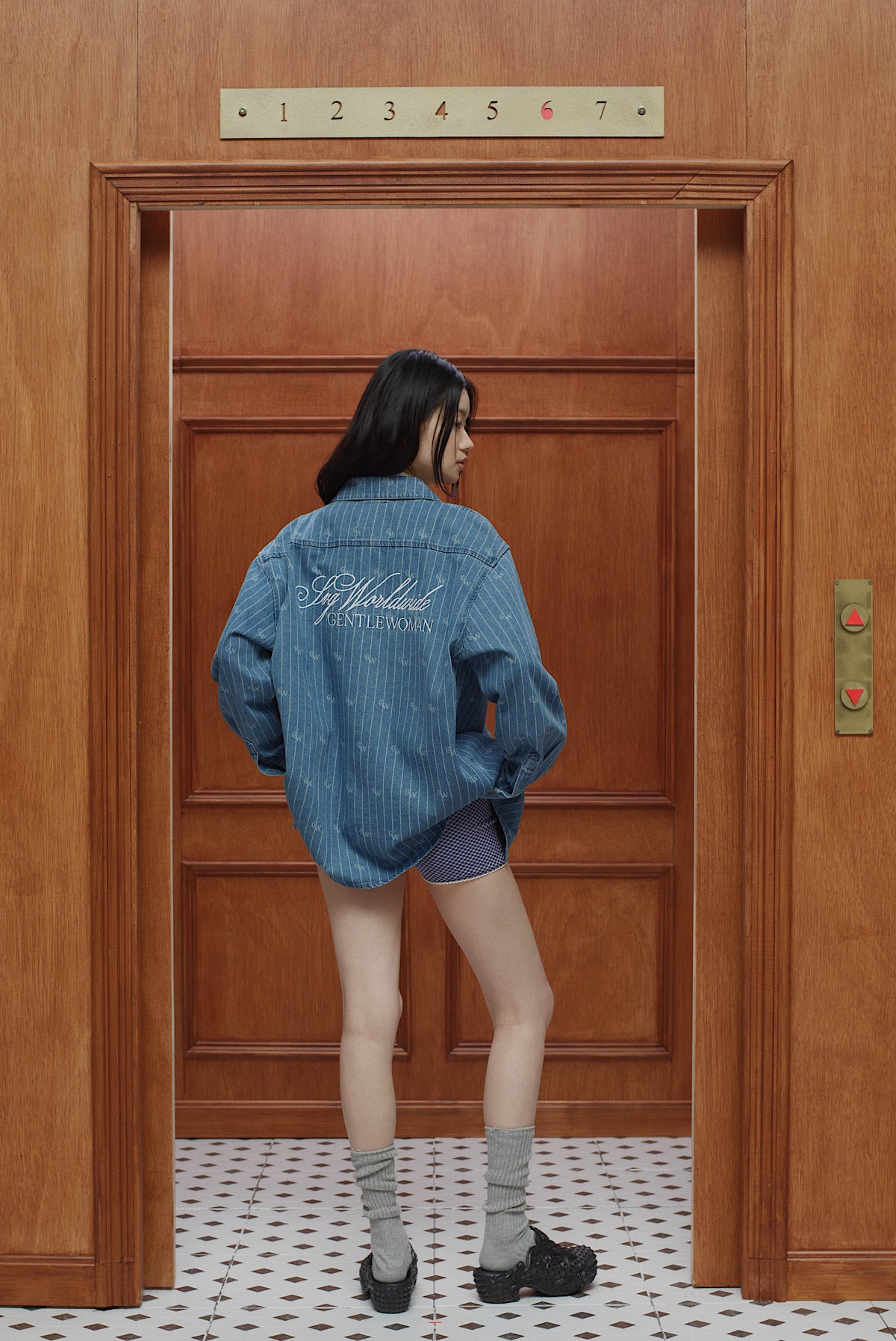 Denim Button Shirt Light Blue