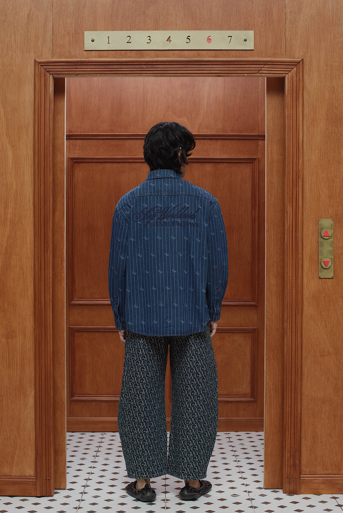 Denim Button Shirt Dark Blue