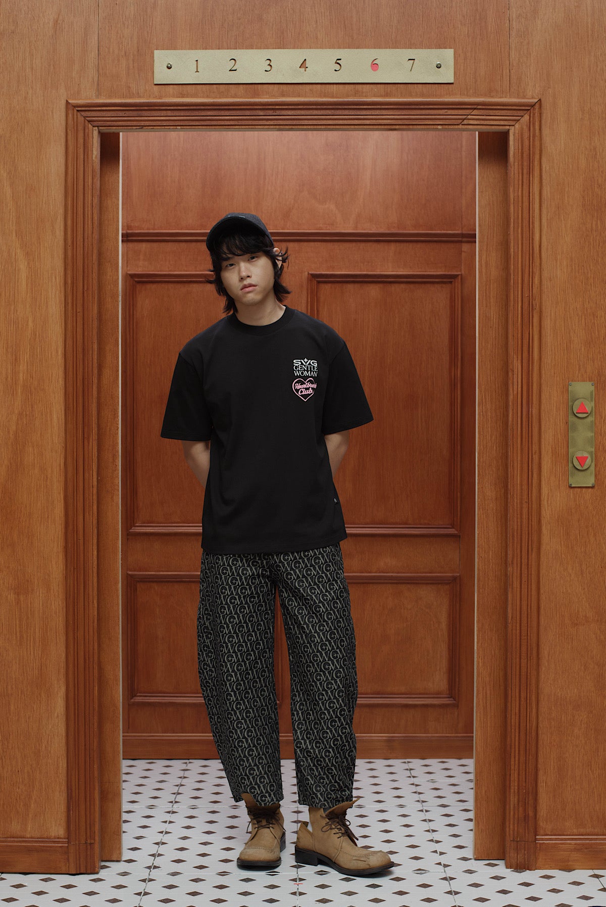 Puff Printed Tee Black
