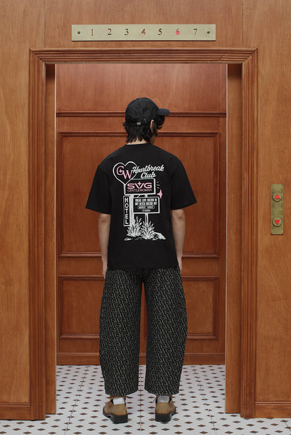 Puff Printed Tee Black
