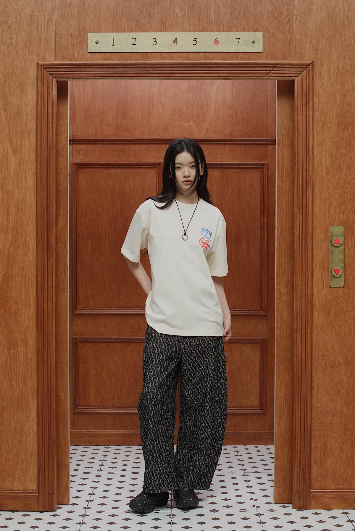 Puff Printed Tee Cream