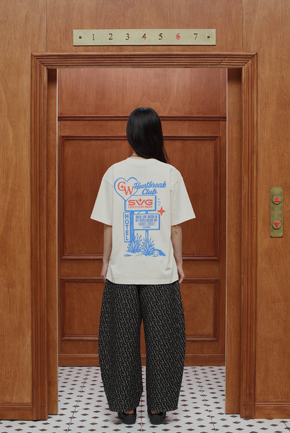 Puff Printed Tee Cream