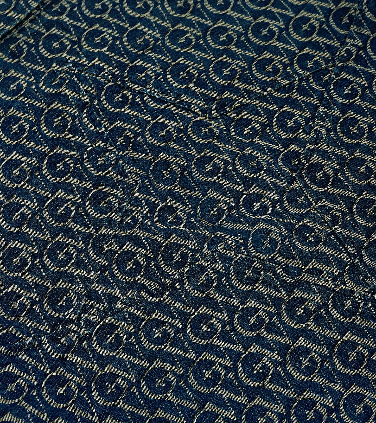 Monogram Jacquard Denim Set Dark Blue