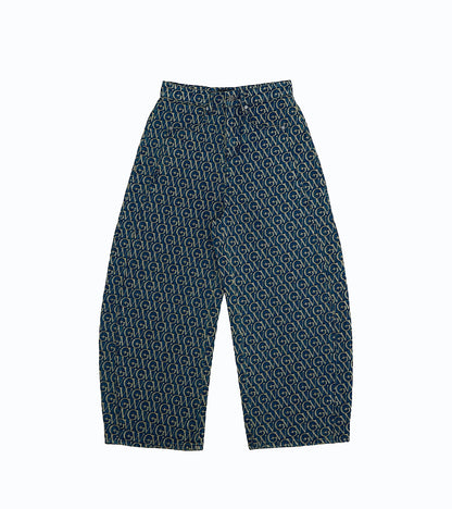 Monogram Jacquard Denim Set Dark Blue