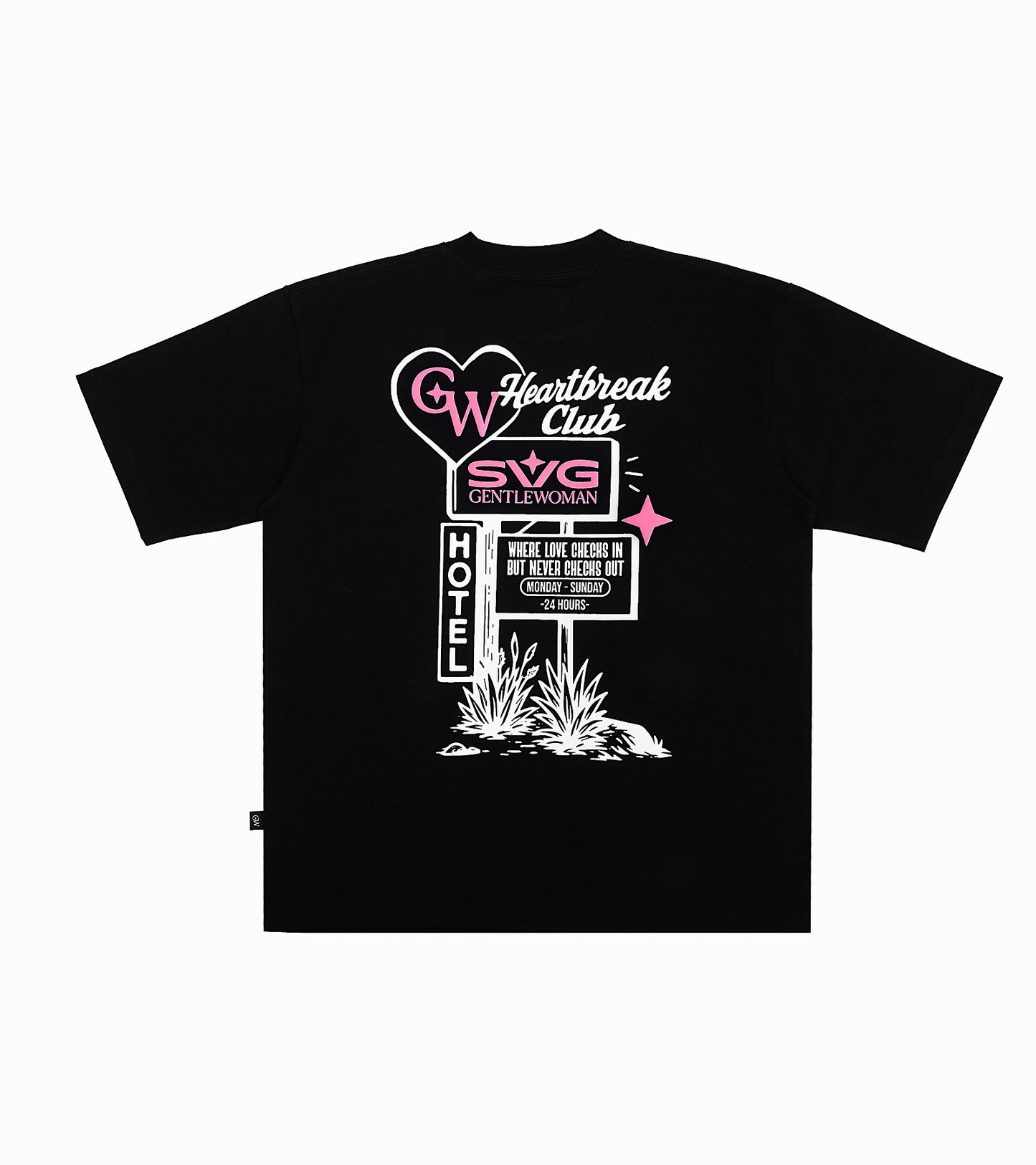 Puff Printed Tee Black