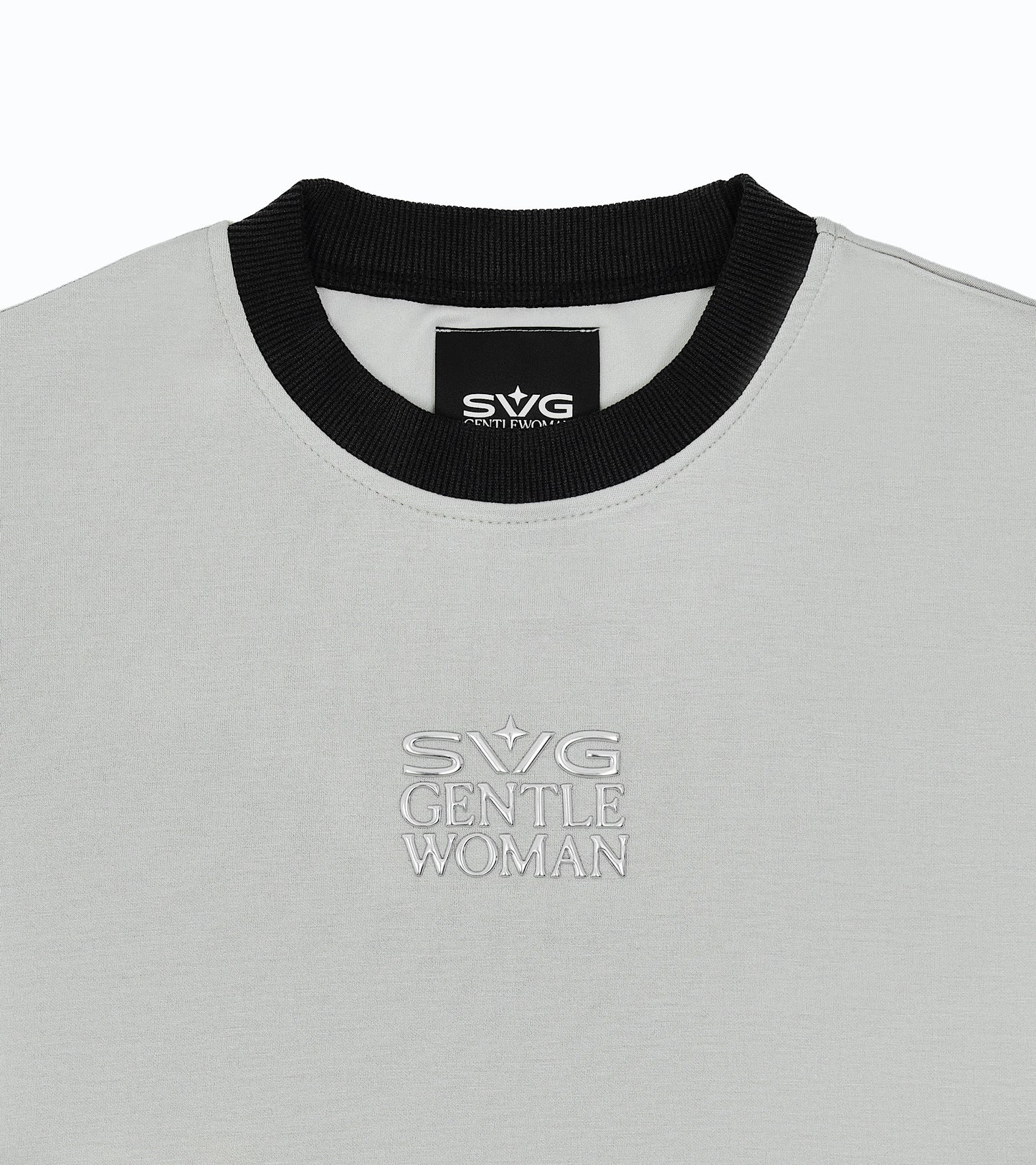 Ringer Baby Tee Grey