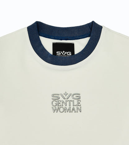 Ringer Baby Tee White