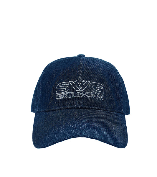 Denim Curve Cap Blue