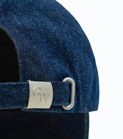 Denim Curve Cap Blue