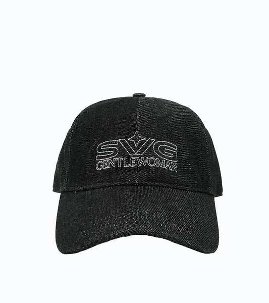Denim Curve Cap Black