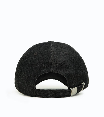 Denim Curve Cap Black