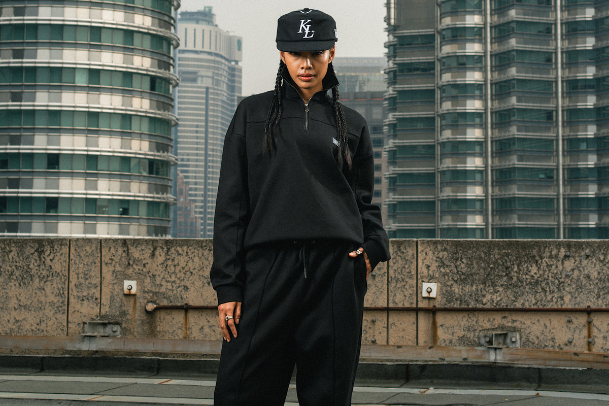 SVG TCC ‘The Emblem’ Half-Zip Tracksuit Set Black