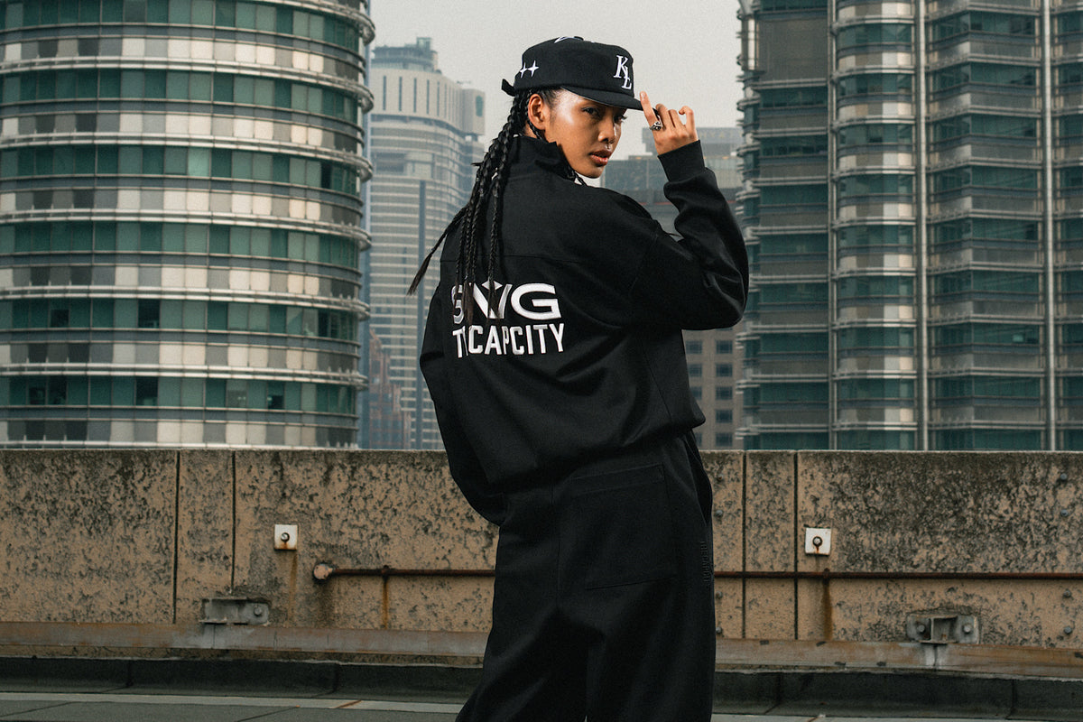 SVG TCC ‘The Emblem’ Half-Zip Tracksuit Set Black