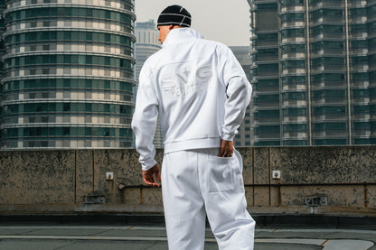 SVG TCC ‘The Emblem’ Half-Zip Tracksuit Set White