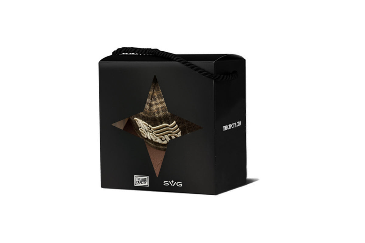 The SVG City Waving Flag Relaxed-Fit Strapback Brown